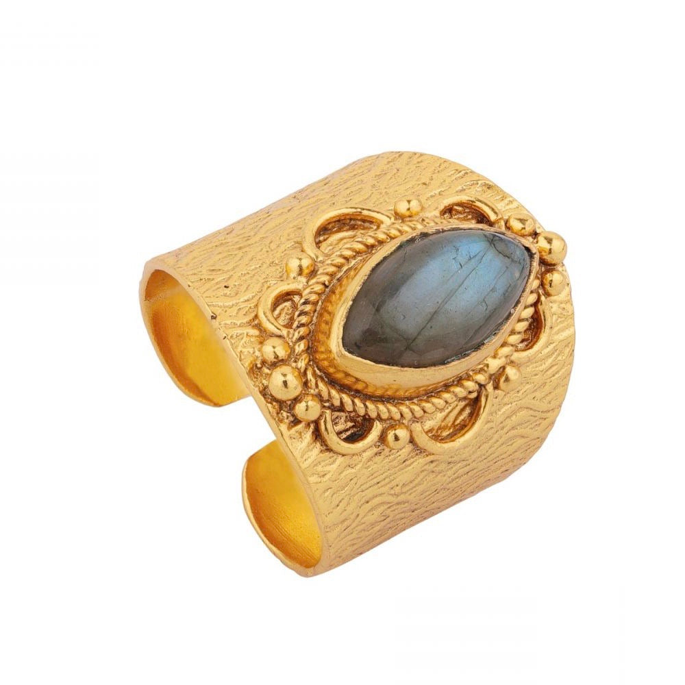 Anillo Helios Labradorita